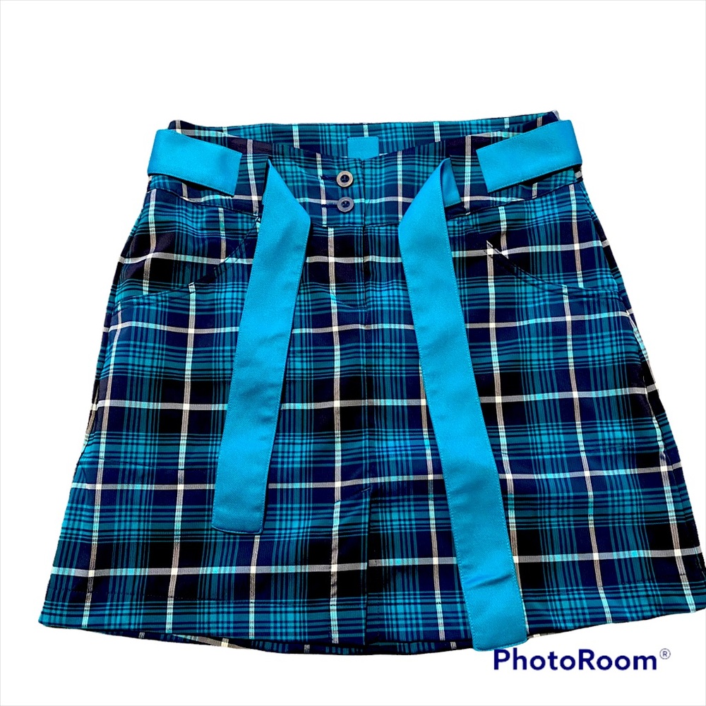 NikeGolf Tour Performance Drifit Plaid Skirt